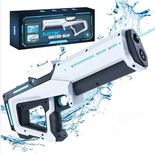 2025 Electric Automatic Water Gun for Adults – High-Power Summer Squirt Toy with Rechargeable Battery, Outdoor Fun
