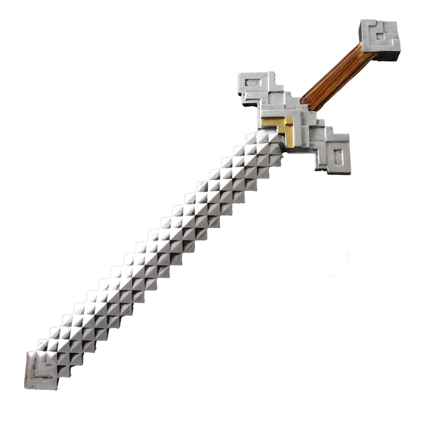 Sword and Pickle Weapon Children's Boy Large Integrated Resin COS Prop Pixel Toy Model