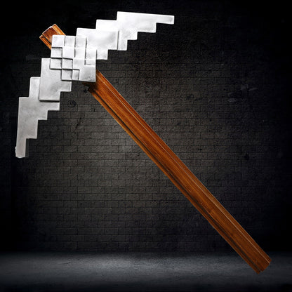 Sword and Pickle Weapon Children's Boy Large Integrated Resin COS Prop Pixel Toy Model
